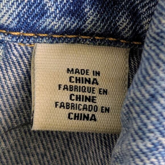 Levi's Jean Jacket Womens L Blue Denim Ladies Trucker Classic Button Cotton - Picture 7 of 10